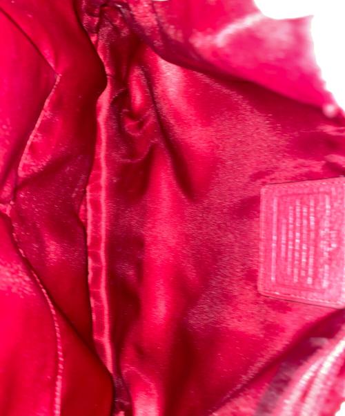 COACH（コーチ）COACH (コーチ) ターンロックシグネチャーショルダーバッグ ベージュの古着・服飾アイテム