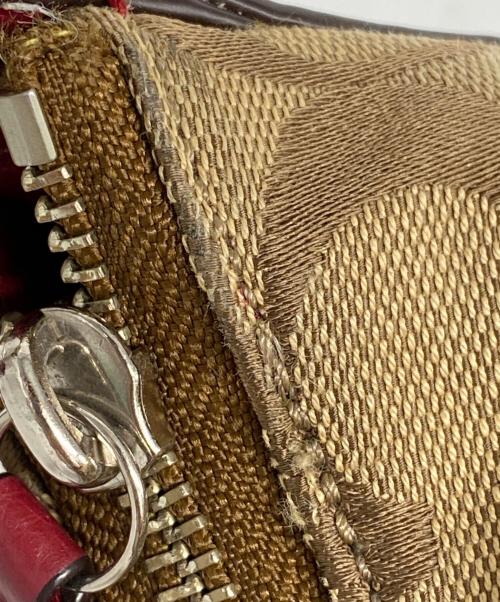 COACH（コーチ）COACH (コーチ) ターンロックシグネチャーショルダーバッグ ベージュの古着・服飾アイテム