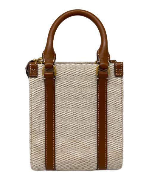TORY BURCH（トリーバーチ）TORY BURCH (トリーバーチ) Break Canvas ブレイクキャンバス 2WAYショルダーバッグ ブラウンの古着・服飾アイテム
