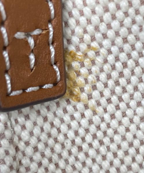 TORY BURCH（トリーバーチ）TORY BURCH (トリーバーチ) Break Canvas ブレイクキャンバス 2WAYショルダーバッグ ブラウンの古着・服飾アイテム