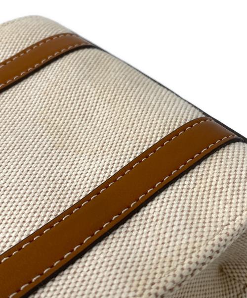 TORY BURCH（トリーバーチ）TORY BURCH (トリーバーチ) Break Canvas ブレイクキャンバス 2WAYショルダーバッグ ブラウンの古着・服飾アイテム