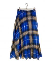 JOURNAL STANDARD（ジャーナルスタンダード）の古着「シアードビーチェックスカート」｜ブルー