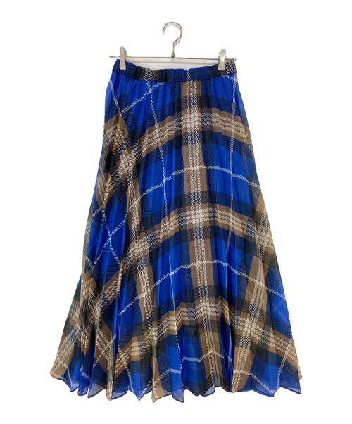 JOURNAL STANDARD（ジャーナルスタンダード）JOURNAL STANDARD (ジャーナルスタンダード) シアードビーチェックスカート ブルー サイズ:Freeの古着・服飾アイテム