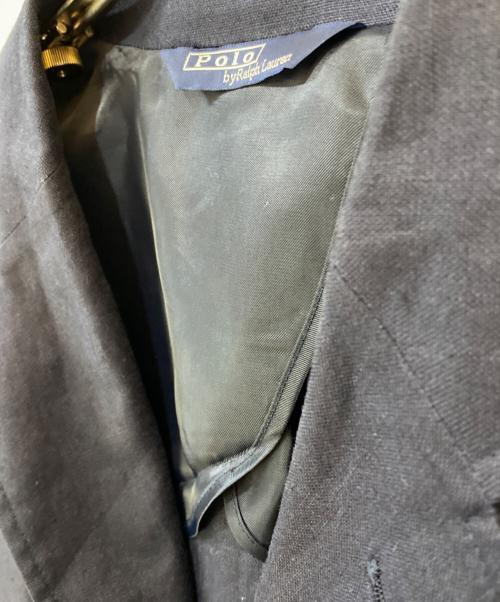 POLO RALPH LAUREN（ポロ・ラルフローレン）POLO RALPH LAUREN (ポロ・ラルフローレン) リネン3Bテーラードジャケット ネイビー サイズ:Lの古着・服飾アイテム