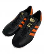 adidasアディダス）の古着「BECKENBAUER ALL ROUND ローカットスニーカー」｜ブラック×オレンジ