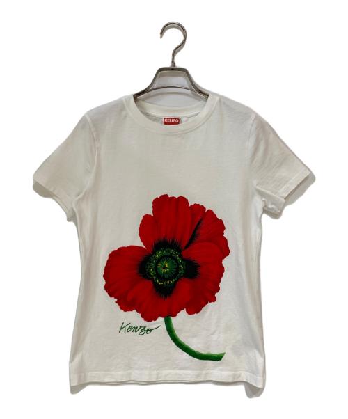 KENZO（ケンゾー）KENZO (ケンゾー) Poppy' T-shirt ホワイト サイズ:Ｓの古着・服飾アイテム