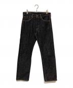 LEVI'Sリーバイス）の古着「501 オリジナル 米国モデル 未洗い シュリンクトゥフィット デニムパンツ」｜ブラック