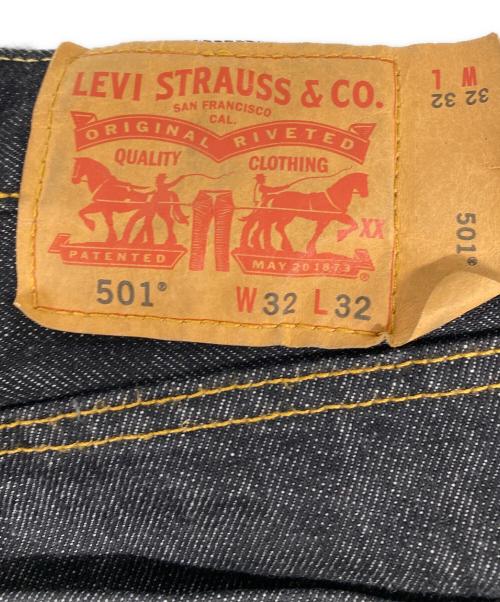 LEVI'S（リーバイス）LEVI'S (リーバイス) 501 オリジナル 米国モデル 未洗い シュリンクトゥフィット デニムパンツ ブラック サイズ:81cm (W32)の古着・服飾アイテム