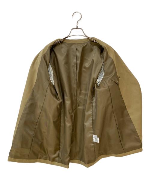 BEAUTY&YOUTH UNITED ARROWS（ビューティーアンドユースユナイテッドアローズ）BEAUTY&YOUTH UNITED ARROWS (ビューティーアンドユースユナイテッドアローズ) ノーカラージャケット ブラウン サイズ:Mの古着・服飾アイテム