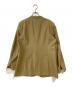 BEAUTY&YOUTH UNITED ARROWS (ビューティーアンドユースユナイテッドアローズ) ノーカラージャケット ブラウン サイズ:M：5000円
