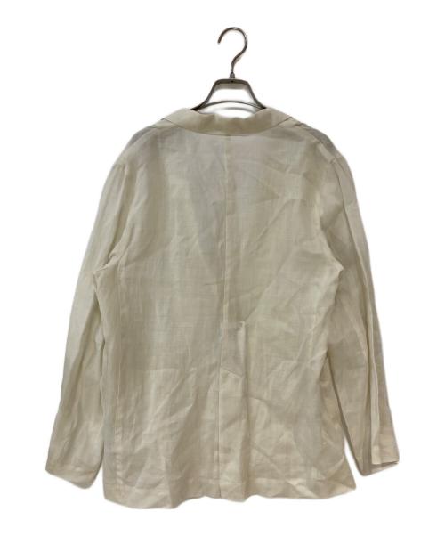 Spick and Span（スピック＆スパン）Spick and Span (スピック＆スパン) ラミーミックスシアージャケット アイボリー サイズ:36の古着・服飾アイテム