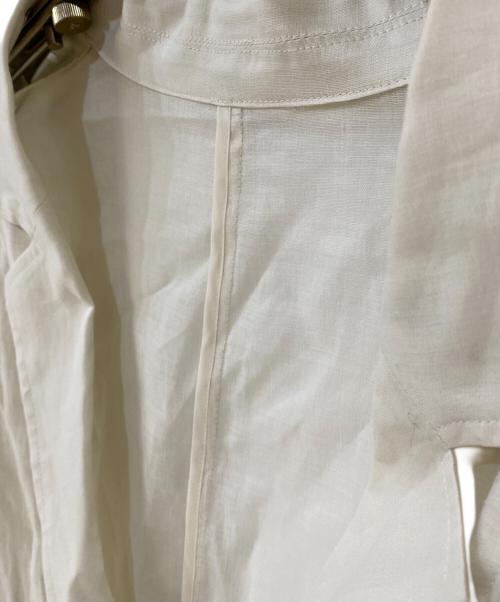 Spick and Span（スピック＆スパン）Spick and Span (スピック＆スパン) ラミーミックスシアージャケット アイボリー サイズ:36の古着・服飾アイテム