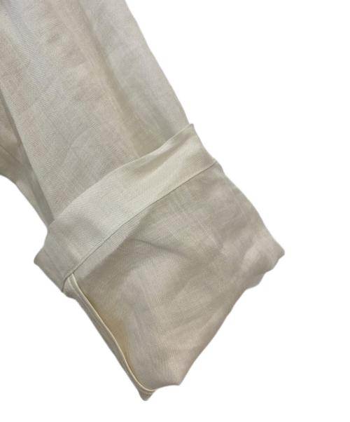 Spick and Span（スピック＆スパン）Spick and Span (スピック＆スパン) ラミーミックスシアージャケット アイボリー サイズ:36の古着・服飾アイテム