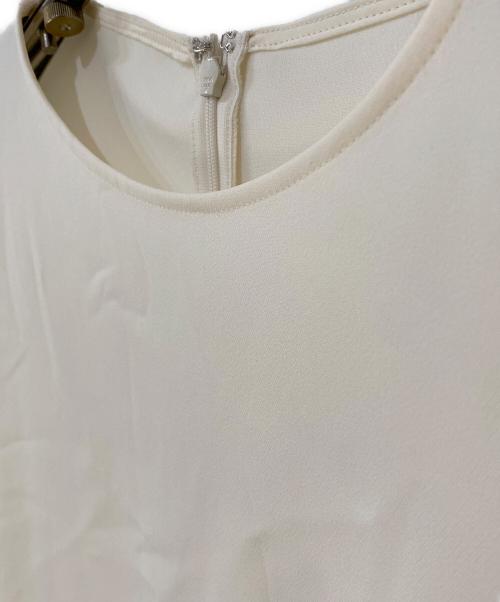SOEJU（ソージュ）SOEJU (ソージュ) ライトクロスコクーンシルエットブラウス アイボリー サイズ:M 未使用品の古着・服飾アイテム