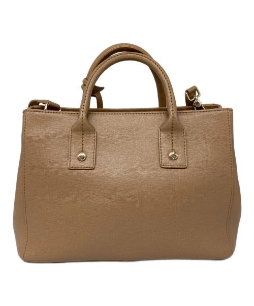 FURLA（フルラ）FURLA (フルラ) リンダミニ ハンドバッグ ベージュの古着・服飾アイテム