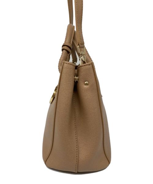 FURLA（フルラ）FURLA (フルラ) リンダミニ ハンドバッグ ベージュの古着・服飾アイテム