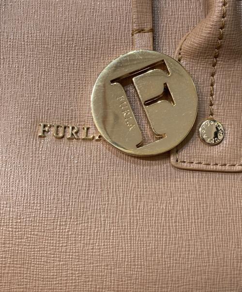 FURLA（フルラ）FURLA (フルラ) リンダミニ ハンドバッグ ベージュの古着・服飾アイテム