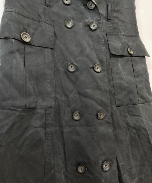 AKIRA NAKA（アキラナカ）AKIRA NAKA (アキラナカ) トレンチワンピース ブラック サイズ:1の古着・服飾アイテム