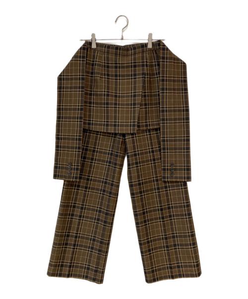 THE TOE（ザ・トゥー）THE TOE (ザ・トゥー) BUCKINGHAM PANTS ブラウン サイズ:Sの古着・服飾アイテム