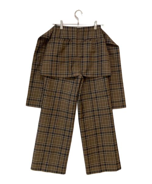 THE TOE（ザ・トゥー）THE TOE (ザ・トゥー) BUCKINGHAM PANTS ブラウン サイズ:Sの古着・服飾アイテム