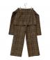 THE TOE (ザ・トゥー) BUCKINGHAM PANTS ブラウン サイズ:S：8000円