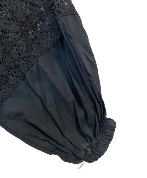 Spick and Span（スピック＆スパン）Spick and Span (スピック＆スパン) HYUレースギャザーワンピース ブラック サイズ: Freeの古着・服飾アイテム