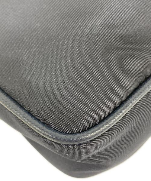 PRADA（プラダ）PRADA (プラダ) TESSUTO＋SAFFIAN チェーンショルダーバッグ ネイビーの古着・服飾アイテム