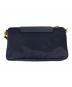 PRADA (プラダ) TESSUTO＋SAFFIAN チェーンショルダーバッグ ネイビー：90000円