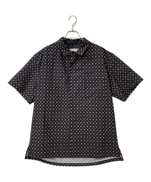 JOHNBULL（ジョンブル）JOHNBULL (ジョンブル) COOLDOTSR プリントシャツ ブラック サイズ:Lの古着・服飾アイテム
