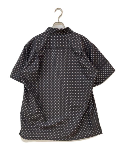 JOHNBULL（ジョンブル）JOHNBULL (ジョンブル) COOLDOTSR プリントシャツ ブラック サイズ:Lの古着・服飾アイテム
