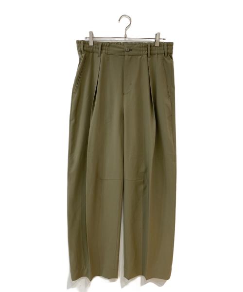 PUBLIC TOKYO（パブリックトウキョウ）PUBLIC TOKYO (パブリックトウキョウ) TRIXIONウーリーバレルスラックス カーキ サイズ:3の古着・服飾アイテム