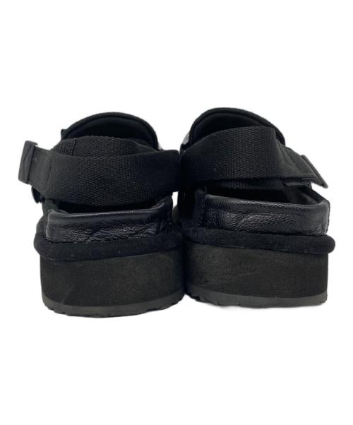 shaka（シャカ）shaka (シャカ) MOC MULE TASSEL SUEDE サンダル ブラック サイズ:25cmの古着・服飾アイテム