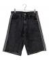adidas（アディダス）の古着「FIREBIRD ADICOLOR DENIM SHORTS」｜ブラック