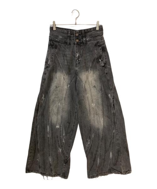ARGUECULTURE（アルグエカルチャー）ARGUECULTURE (アルグエカルチャー) high-waisted casual pants ブラック サイズ:Ｓの古着・服飾アイテム
