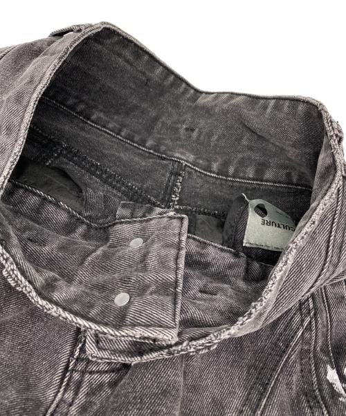 ARGUECULTURE（アルグエカルチャー）ARGUECULTURE (アルグエカルチャー) high-waisted casual pants ブラック サイズ:Ｓの古着・服飾アイテム