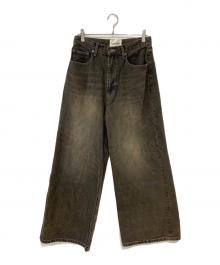 SEEKSOLE（シークソール）の古着「over dye buggy denim」｜グレー