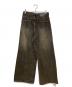 SEEKSOLE (シークソール) over dye buggy denim グレー サイズ:L：7000円