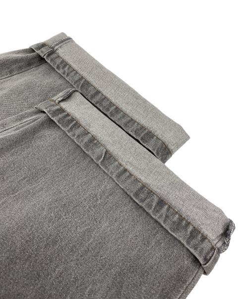 YOUNGER SONG（ヤンガーソング）YOUNGER SONG (ヤンガーソング) Clover logo buggy denim グレー サイズ:Mの古着・服飾アイテム