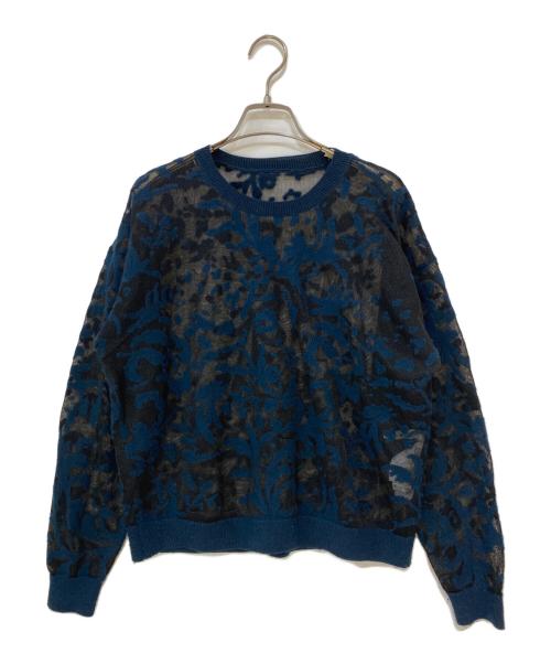 Ameri（アメリ）Ameri (アメリ) DEVORER FLOWER SHEER TOP ネイビー サイズ:Freeの古着・服飾アイテム