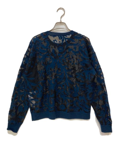 Ameri（アメリ）Ameri (アメリ) DEVORER FLOWER SHEER TOP ネイビー サイズ:Freeの古着・服飾アイテム