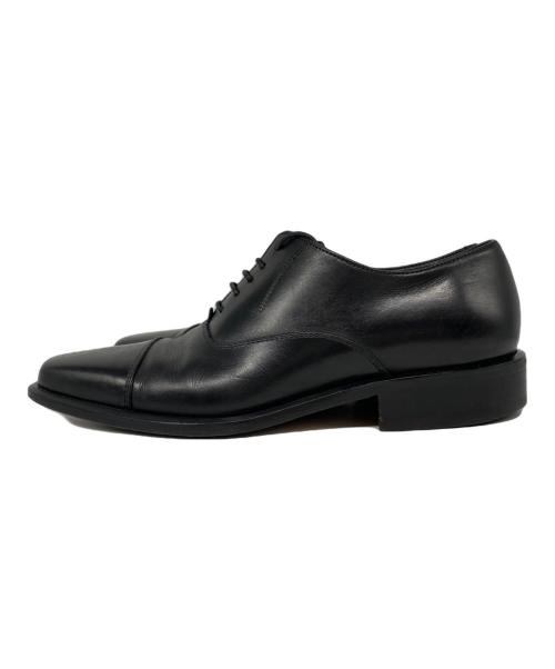 Salvatore Ferragamo（サルヴァトーレ フェラガモ）Salvatore Ferragamo (サルヴァトーレ フェラガモ) STUDIO ストレートチップシューズ ブラック サイズ:6 2Eの古着・服飾アイテム
