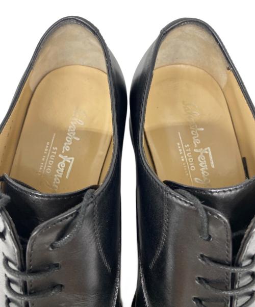 Salvatore Ferragamo（サルヴァトーレ フェラガモ）Salvatore Ferragamo (サルヴァトーレ フェラガモ) STUDIO ストレートチップシューズ ブラック サイズ:6 2Eの古着・服飾アイテム