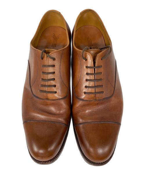 YANKO（ヤンコ）YANKO (ヤンコ) ストレートチップシューズ ブラウン サイズ:6Eの古着・服飾アイテム