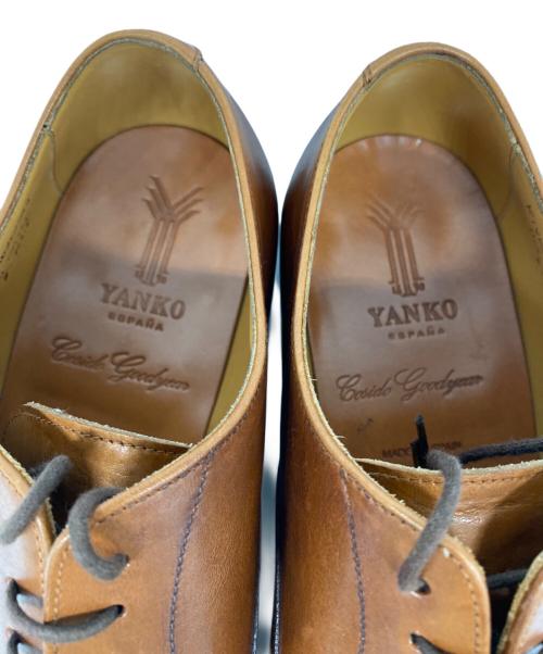 YANKO（ヤンコ）YANKO (ヤンコ) ストレートチップシューズ ブラウン サイズ:6Eの古着・服飾アイテム