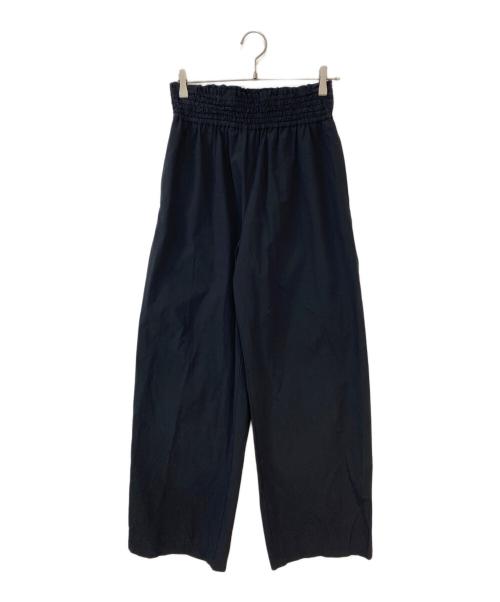 JOURNAL STANDARD（ジャーナルスタンダード）JOURNAL STANDARD (ジャーナルスタンダード) リネンナイロンストレッチワイドパンツ ブラック サイズ:38の古着・服飾アイテム
