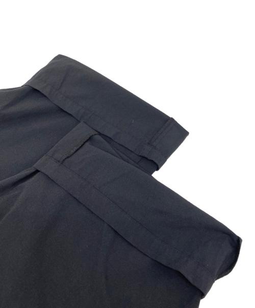 JOURNAL STANDARD（ジャーナルスタンダード）JOURNAL STANDARD (ジャーナルスタンダード) リネンナイロンストレッチワイドパンツ ブラック サイズ:38の古着・服飾アイテム