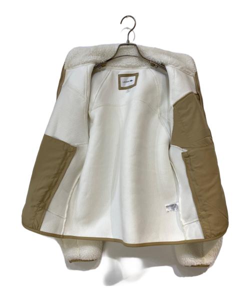 LACOSTE（ラコステ）LACOSTE (ラコステ) ベーシックシェルパフリースジャケット / ボアブルゾン ホワイト サイズ:Sの古着・服飾アイテム