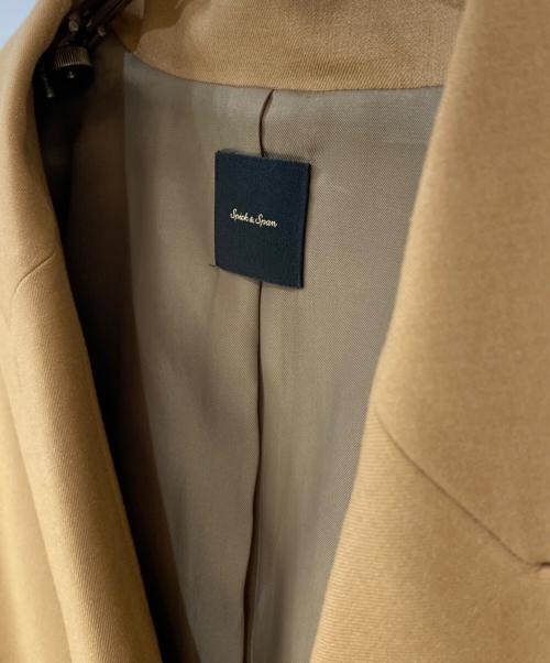 Spick and Span（スピック＆スパン）Spick and Span (スピック＆スパン) ウールブレンドダブルブレストジャケット ブラウン サイズ:40の古着・服飾アイテム