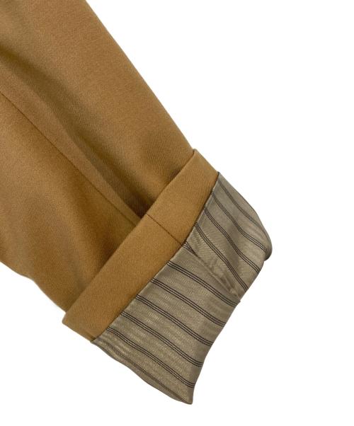 Spick and Span（スピック＆スパン）Spick and Span (スピック＆スパン) ウールブレンドダブルブレストジャケット ブラウン サイズ:40の古着・服飾アイテム