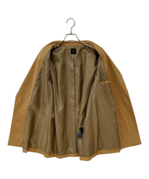 Spick and Span（スピック＆スパン）Spick and Span (スピック＆スパン) ウールブレンドダブルブレストジャケット ブラウン サイズ:40の古着・服飾アイテム